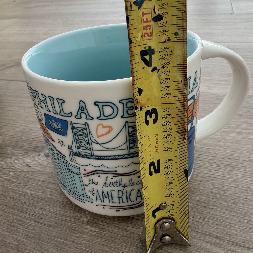 Starbucks Coffee Mug Been There Series Philadelphia New In Box Pennsylvania HTF - Picture 9 of 9